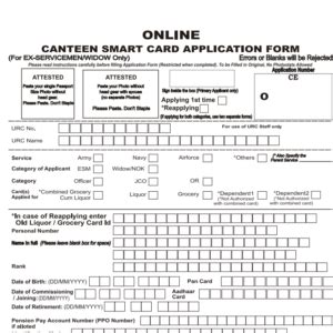 CSD Canteen Smart Card Renewal 